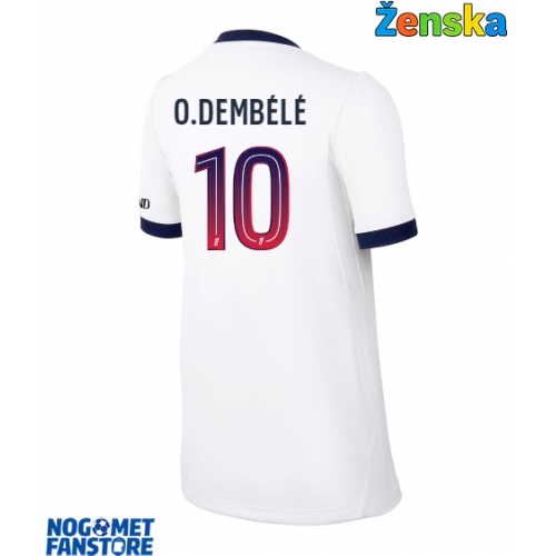 Paris Saint-Germain Ousmane Dembele #10 Gostujuci Dres za Ženska 2026-27 Kratak Rukav